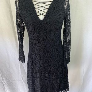 EnFocus Studio black lace dress
